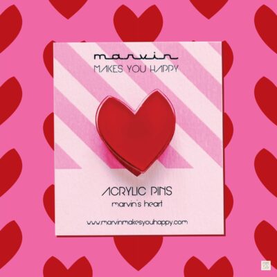 Marvin's Heart pin